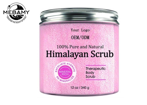 اسکراب بدن Himalayan Salt Skin Care با روغن میوه لوچی روغن آرایشی طبیعی