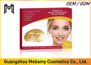 آبرسان 24K Gold Bio-Collagen ماسک صورت 98٪ میزان جذب برای پوست خشک