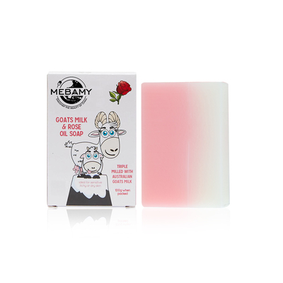 برچسب خصوصی صابون گل رز شیر بز برای همه - بسته بندی سفارشی سفید کننده پوست