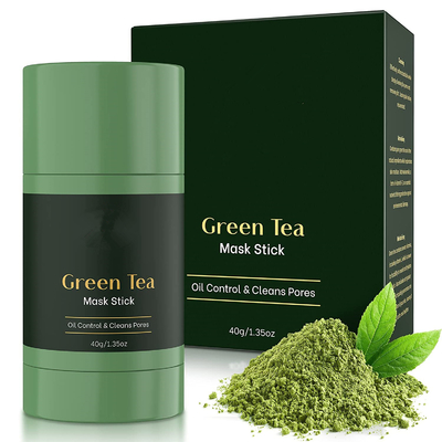 استیک ماسک صورت چای سبز طبیعی برای پاکسازی سفید کننده ضد آکنه