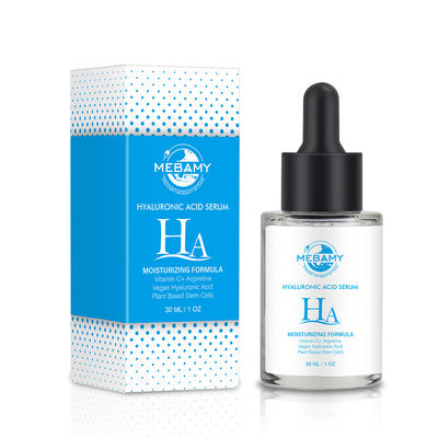 Hyaluronic Acid Hydrating Organic Face Serum Overnight Private Label
